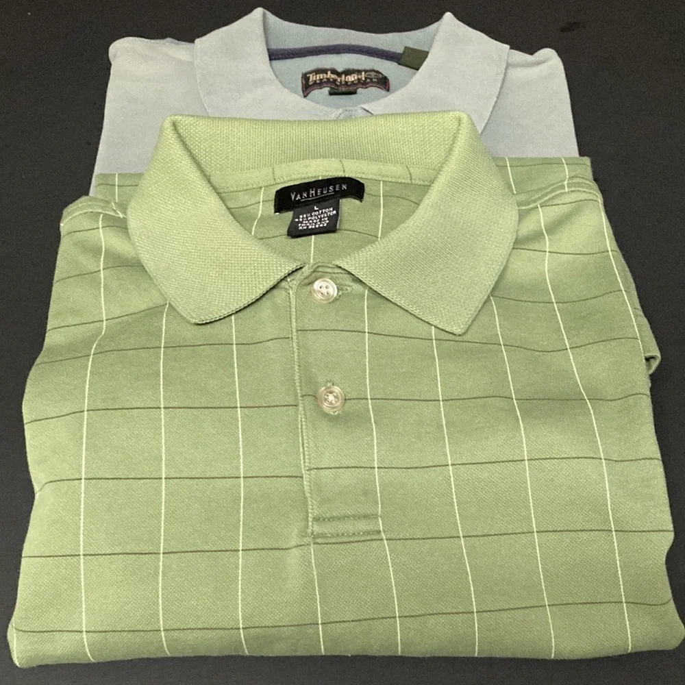 VanHuessen and Timberland Polo Shirt Bundle - Picture 14 of 17